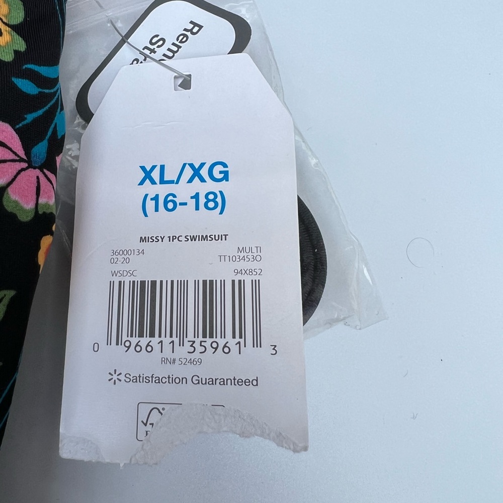 TIME AND TRU MISSY 1PC SWIMSUIT - Picture 6 of 12